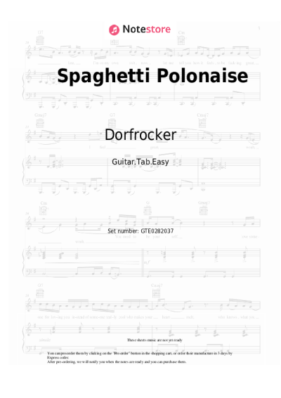 undefined Dorfrocker, Kings of Günter - Spaghetti Polonaise