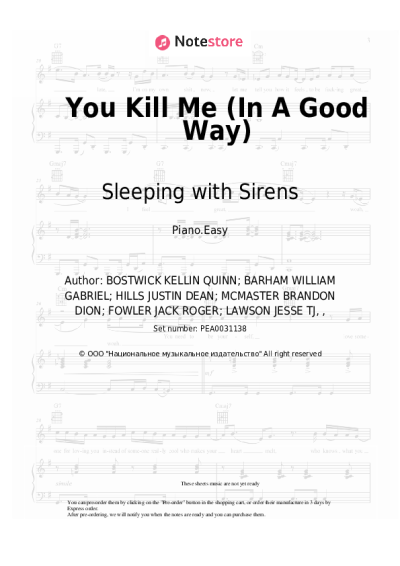 undefined Sleeping with Sirens - You Kill Me (In A Good Way)