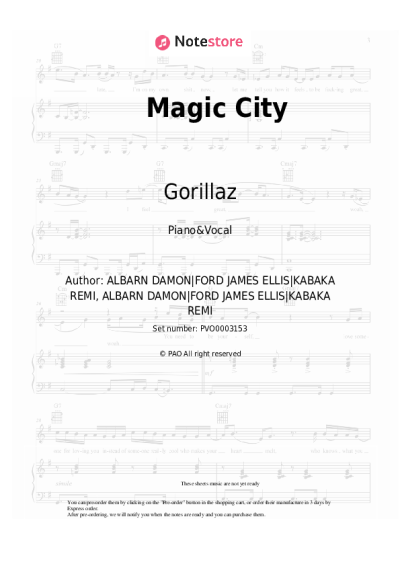 undefined Gorillaz - Magic City