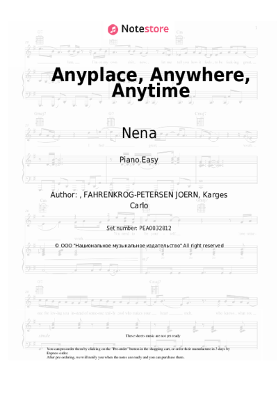 undefined Nena, Kim Wilde - Anyplace, Anywhere, Anytime