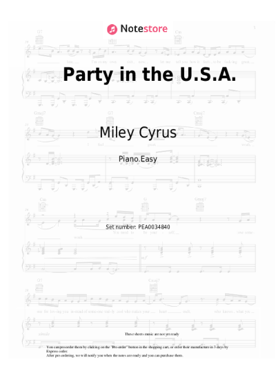 undefined Miley Cyrus - Party in the U.S.A.