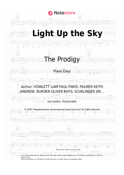 undefined The Prodigy -  Light Up the Sky