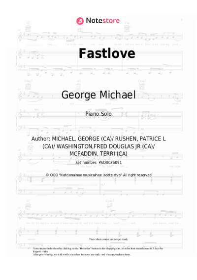 undefined George Michael - Fastlove