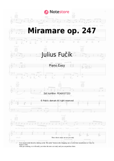 undefined Julius Fučík - Miramare op. 247