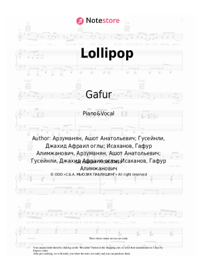undefined Gafur, JONY - Lollipop