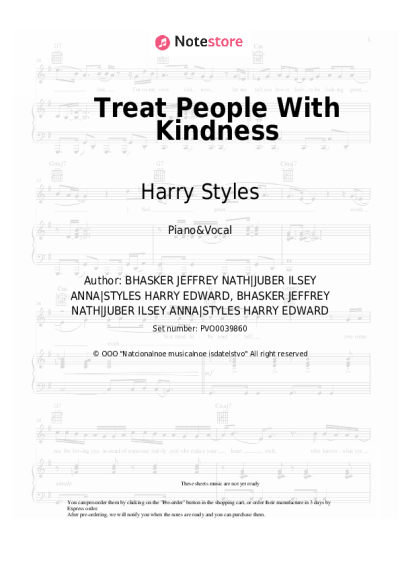 undefined Harry Styles - Treat People With Kindness