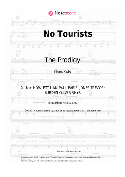 undefined The Prodigy - No Tourists