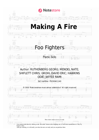 undefined Foo Fighters - Making A Fire