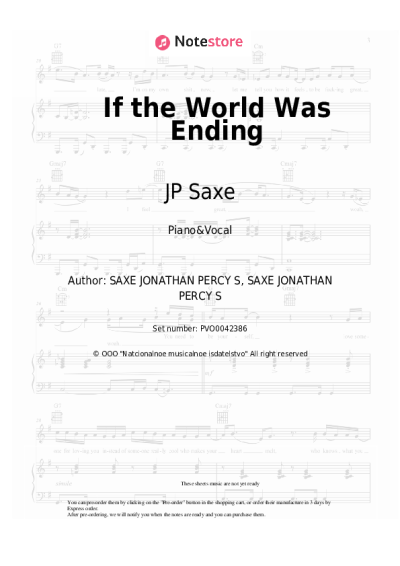 undefined JP Saxe, Julia Michaels - If the World Was Ending