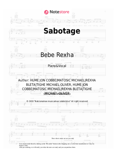 undefined Bebe Rexha - Sabotage