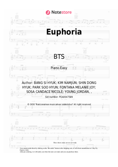 undefined BTS - Euphoria