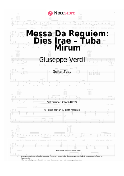 undefined Giuseppe Verdi - Messa Da Requiem: Dies Irae – Tuba Mirum