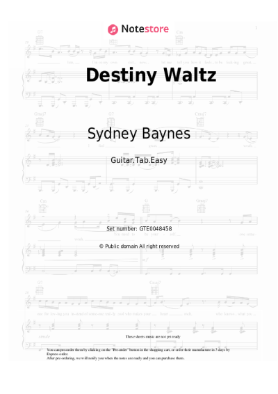 undefined Sydney Baynes - Destiny Waltz