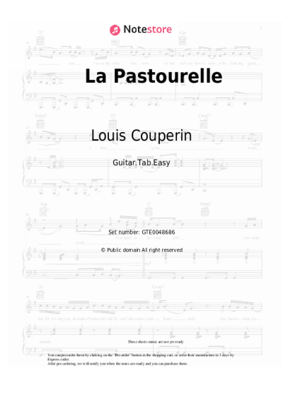 undefined Louis Couperin - La Pastourelle