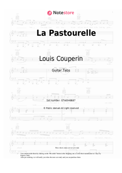 undefined Louis Couperin - La Pastourelle