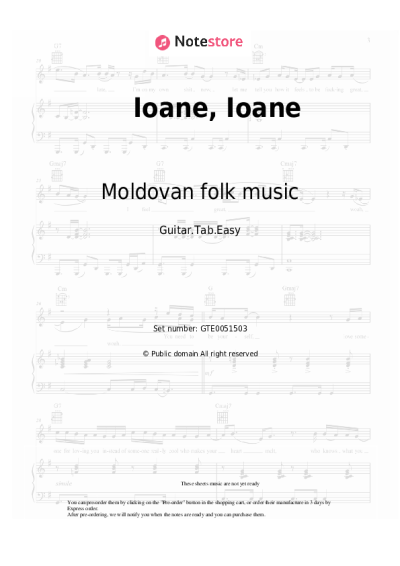 undefined Moldovan folk music - Ioane, Ioane