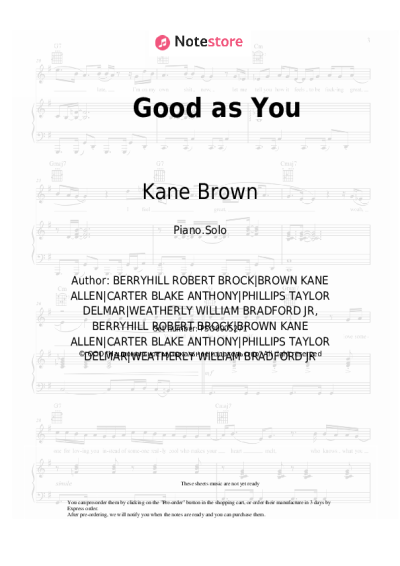 undefined Kane Brown - Good as You