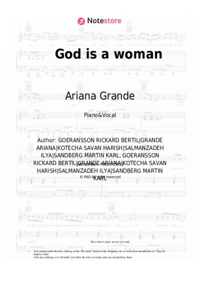 undefined Ariana Grande - God is a woman