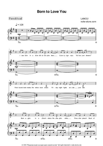 undefined LANCO - Born to Love You