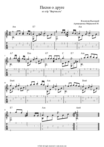 undefined Vladimir Vysotsky - Песня о друге